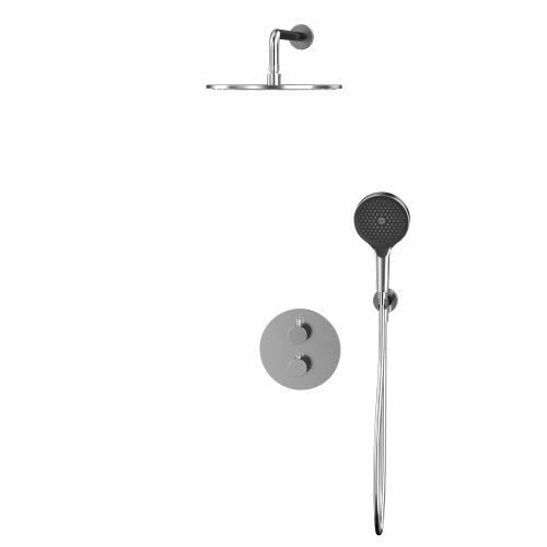 Душевая система Whitecross Y brushed nickel YSET08TOPNIB встраиваемая - фото 2