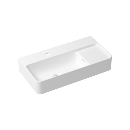 Раковина из сантехнического фарфора Lavinia Boho Bathroom Sink Slim 33311011 60х30 накладная цвет белый 1 отверстие под смеситель