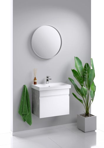 Тумба под раковину Aqwella Smart SRT0106BS 56x35,5x46 подвесная - фото 2