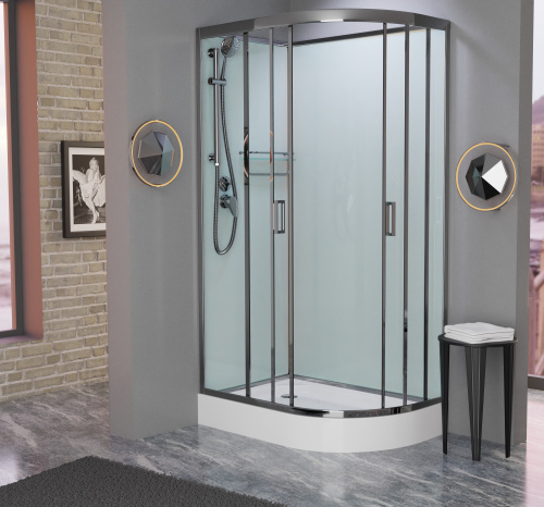 Душевая кабина Frank 164009 100х80 без крыши ориентация левая - фото 2 Душевая кабина Frank 164009 100х80 без крыши ориентация левая - фото 2