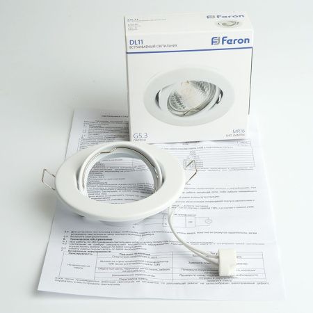 Светильник встраиваемый Feron DL11 48465