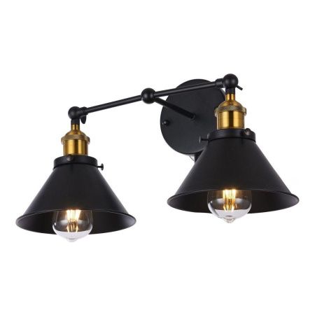 Бра Lumina Deco Gubi (Губи) LDW B018-2 BK