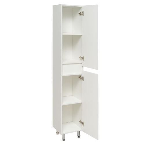 Шкаф-пенал RUNO ЛАДА 00-00001166 30х29х170 напольный цвет белый - фото 2