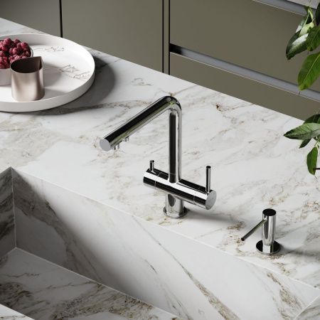 Смеситель для кухни Sancos Foster SC4014СH на мойку хром