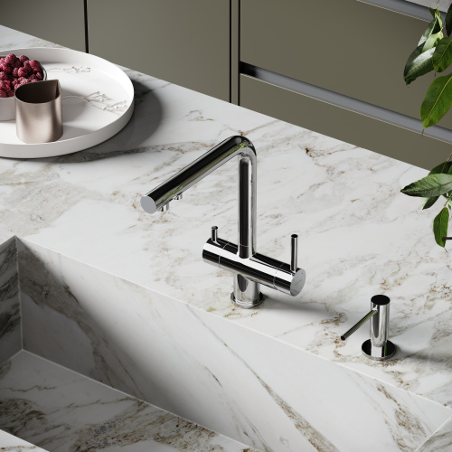 Смеситель для кухни Sancos Foster SC4014СH на мойку хром - фото 3