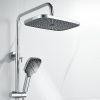 Душевая стойка Shevanik S6236 настенная цвет хром