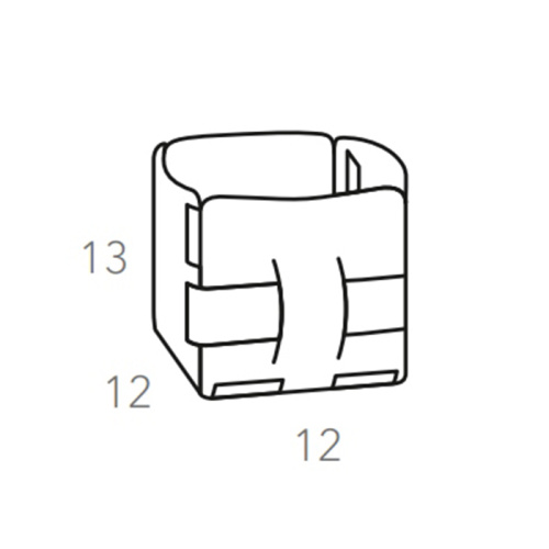 Корзина для белья ADJ Mini Bottega 1013.01.TS30 - фото 2