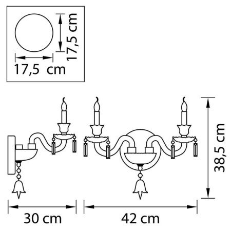Бра Lightstar Campana (Цампана) 716624