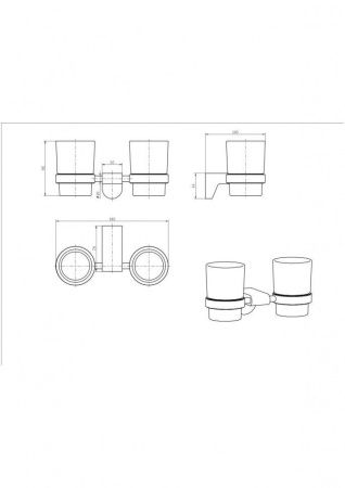 Стакан CeramaLux Neo 51003