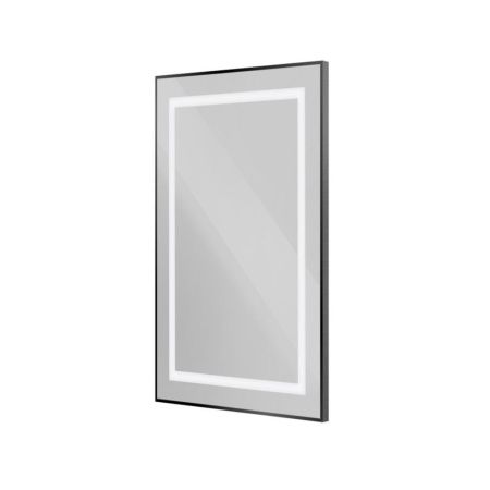Зеркало с подсветкой BelBagno Kraft SPC-KRAFT-500-900-SENS-NERO 50х90 подвесное