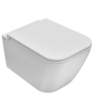 Чаша унитаза подвесная Globo Genesis GNS03.BI цвет белый без сиденья безободковая