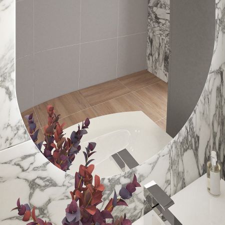 Зеркало с подсветкой Cezares VAGUE CZR-SPC-VAGUE-1100-700-MOV 110х70 подвесное