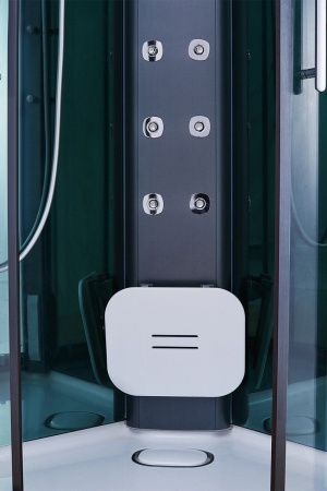 Душевая кабина SSWW BU602 100х100 четверть круга с крышей ориентация универсальная