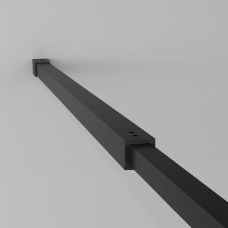 Душевая перегородка Niagara Nova NG-680-12BLACK 120х195 стекло с рисунком профиль черный