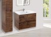 Тумба под раковину Vincea Mia VMC-2MA650RW 60х50 подвесная цвет коричневый