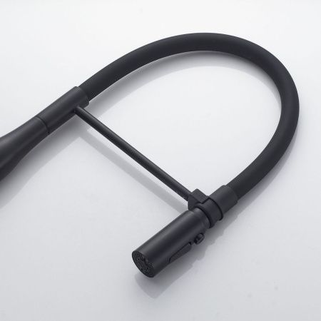 Смеситель для кухни Shevanik S123H-3 на мойку черный