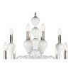 Люстра подвесная iLamp Lady (Лады) 88003-8+4 WH