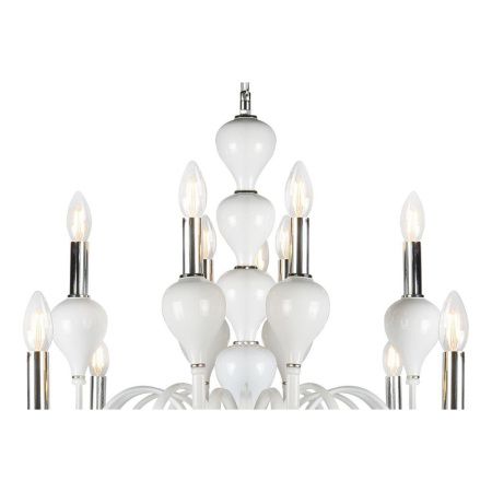 Люстра подвесная iLamp Lady (Лады) 88003-8+4 WH