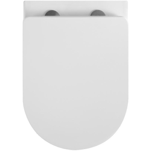 Унитаз подвесной Тритон Verso Щ0000057971 белый с сиденьем микролифт безободковый каскадный смыв - фото 4