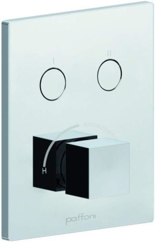 Смеситель для душа Paffoni Compact Box CPM518BO встраиваемый в стену белый