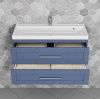Тумба под раковину СанТа Венера 221019 100х40 подвесная цвет синий