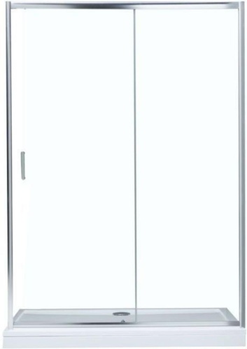 Душевая дверь Aquanet SD-1400A 140х190 стекло прозрачное профиль хром глянцевый - фото 4