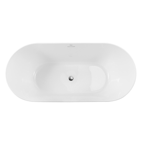Ванна акриловая BelBagno BB416-1700-800 170х80 отдельностоящая овальная - фото 3