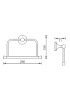 Полотенцедержатель AltroBagno Corposso AltroBagnoCorposo081309Cr