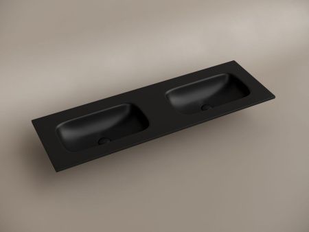 Раковина из сантехнического фарфора Ceramica Nova GRACE CN7022MBwx 140х50 накладная цвет черный