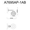Бра Arte Lamp Malina (Малина) A7695AP-1AB