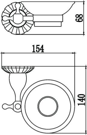 Мыльница Savol S-08959C