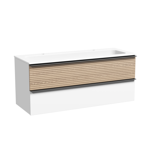 Тумба под раковину Sancos DELTA DL120W 119,5х44,5х50 настенная - фото 2