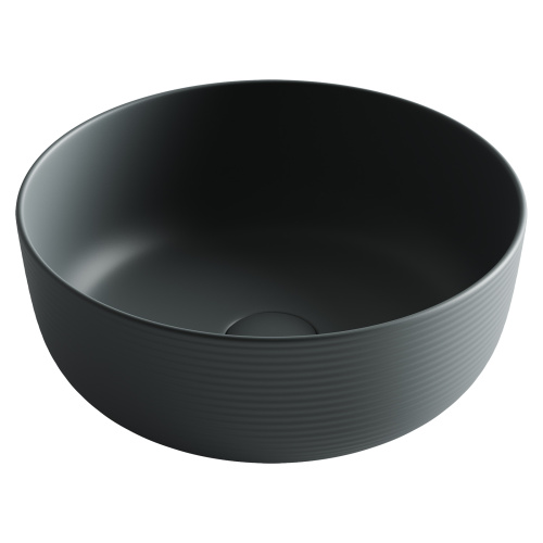 Раковина Ceramica Nova ELEMENT 36 см CN6073MDH накладная цвет темный антрацит матовый - фото 2