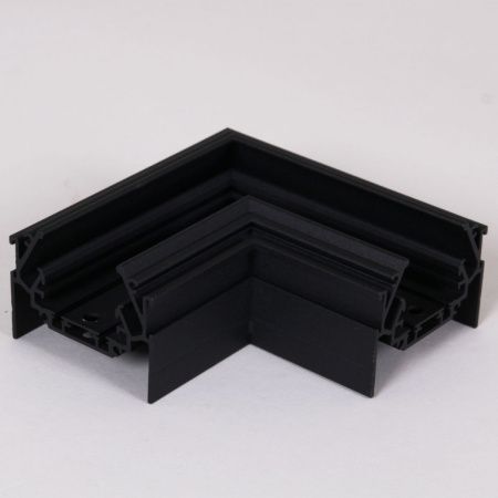 Магнитный шинопровод для натяжных потолков (гарпун) Reluce RL 06301 corner connector BK