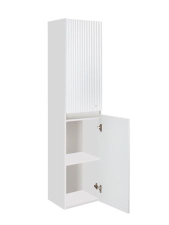Шкаф-пенал RUNO Модена 00-00003974 35х30х150 подвесной цвет белый