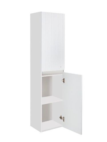 Шкаф-пенал RUNO Модена 00-00003974 35х30х150 подвесной цвет белый - фото 3