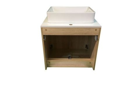 Тумба с раковиной Sintesi STL.W7021_SIN-LVB-APP-407 60х60 подвесная цвет коричневый