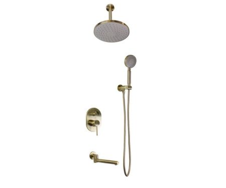 Душевая система Bronze de Luxe 14582/1BR встраиваемая в стену цвет бронза