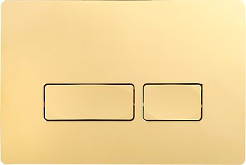 Клавиша смыва механическая Cerutti SPA CR02CG цвет шампань золотой