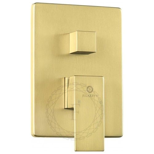 Душевая система Filarete FL1040MG встраиваемая в стену цвет матовое золото - фото 4