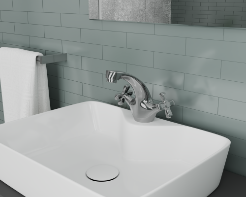 Смеситель Rush Bianki BI7650-11 на раковину хром - фото 3