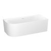 Ванна акриловая Wellsee Collaro 289106000 180х80 пристенная асимметричная с ножками