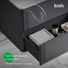 Тумба с раковиной Iddis Oxford Neo OXN10D0i95K 100х50 подвесная цвет серый