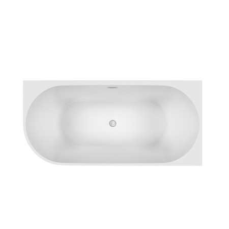 Ванна акриловая Sancos Veneto R FB12 170х80 отдельностоящая асимметричная с каркасом