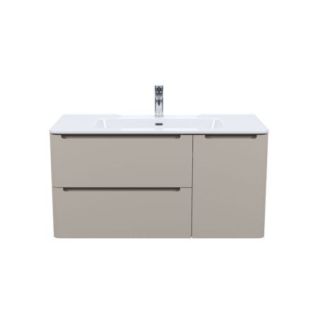 Тумба с раковиной Iddis Edifice EDI10C0i95K 100х50 подвесная цвет бежевый