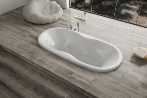 Ванна акриловая Teymi Iva T30610 180х90 отдельностоящая овальная с ножками - фото 2 Ванна акриловая Teymi Iva T30610 180х90 отдельностоящая овальная с ножками - фото 2