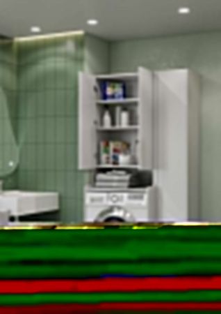 Шкаф-пенал Aquaton Лондри 1A260503LH010 70х200 напольный цвет белый