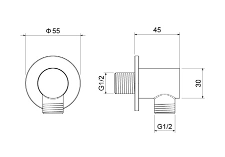 Шланговое подсоединение Aquatek AQ2456MB