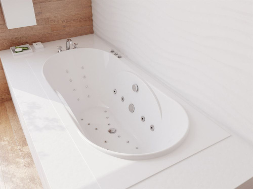 Ванна из литьевго мрамора Эстет Астра ФР-00000620 170х80 пристенная прямоугольная - фото 4