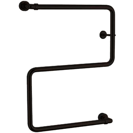 Полотенцесушитель Margaroli Vento 408S610MB 53х66 водяной черный матовый